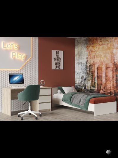 Айри КР-001 Кровать (0,9 х 2,0 м) Кашемир