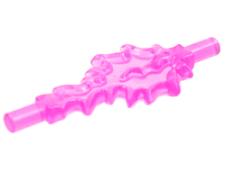 Power Burst, Bolt Large with Bar Ends, Trans-Dark Pink (35032b / 6350404)