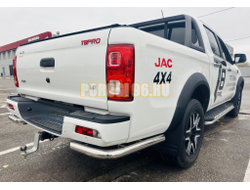 Защита заднего бампера угловая Папа Тюнинг d60 для Jac T8 Pro 2020-