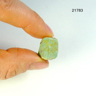 Бирюза натуральная (необработанная) Казахстан арт.21783: 3,2г - 14*12*12мм