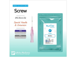 Мезонить стериальная White Ever SCREW 29G/25/PDO