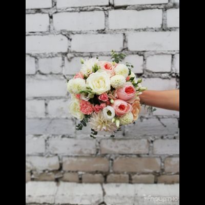 Букет невесты &amp; Бутоньерка № 1335