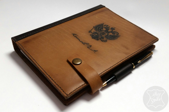 подарок руководителю, именной ежедневник, ежедневник с гербом, ежедневник из натуральной кожи