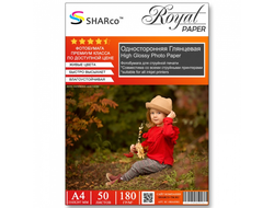 Фотобумага SHARCO A4 глянцевая односторонняя 180 г/м2 50 листов