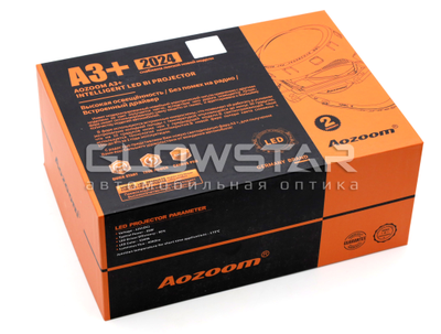 Билед модули Aozoom A3+ 2024 Original, 3.0 дюйма, 35w, 9-16v, крепление 3R, драйвер встроенный (комплект, 2шт)