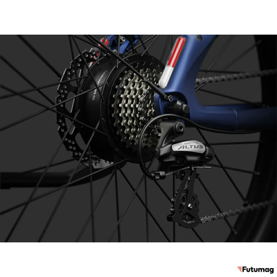 Электровелосипед MOKWHEEL Tarmac синий