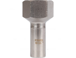 Вставка ROMMER переходная НПр-ВР, 18х3/4, из нержавеющей стали прессовой