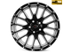 Комплект дисков R20 10,0J ET-19 5*127/5*135 WORX 818 Черный с фрезеровкой (80099)