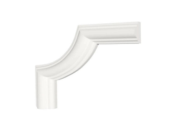 Угловой элемент DECOR-DIZAYN C1-DD35 к молдингу DD35, из дюрополимера, под покраску, 4шт