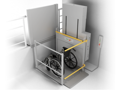 Вертикальная платформа-подъёмник для инвалидов EasyLift