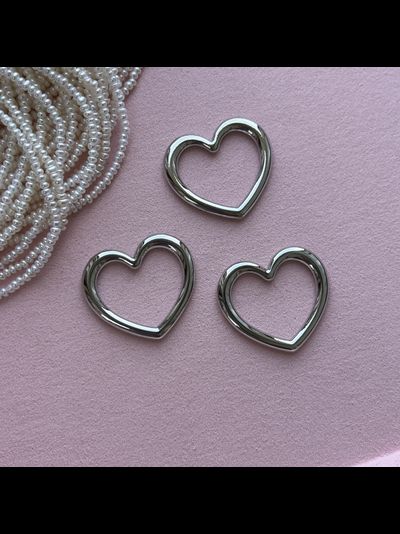 Коннектор сердце 29х32мм