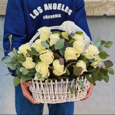 Корзина Белый сад