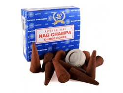 Благовония Satya Nag Champa конусы (Чампа) 30 гр