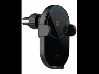 Держатель в авто с беспроводной зарядкой Xiaomi Mi Wireless Car Charger 30W W03ZM (черный)