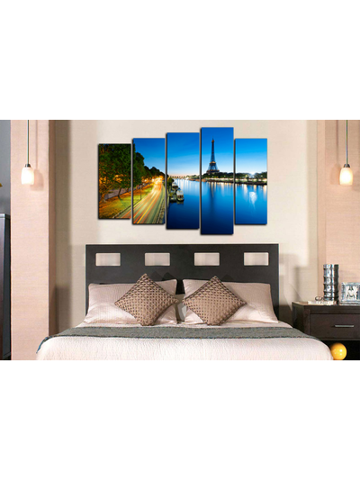 Модульная картина &quot;Ночной Париж&quot;