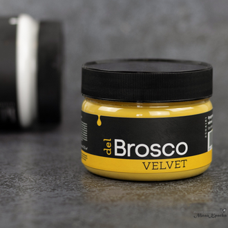 Кукурузный Желтый, краска для мебели del Brosco Velvet, банка 250 мл