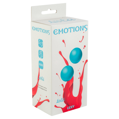 4016 Вагинальные шарики без сцепки Emotions Lexy Large turquoise