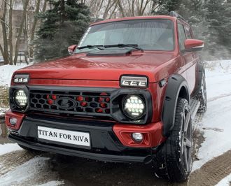 Решетка радиатора с черной сеткой Lada (ВАЗ) Нива 21213 -