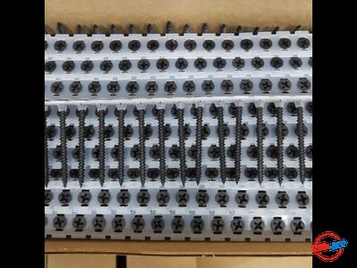 Саморезы в ленте для ГВЛ с двойной резьбой и зенкующей шляпкой 3,9x45 мм