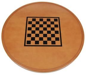 Maple Veneer with Digitally Printed Checkerboard and Maple Dripless Wood Edge