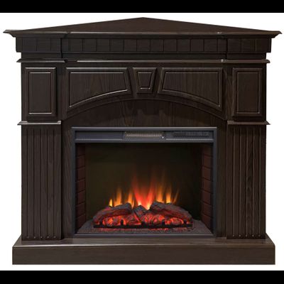 Угловой электрокамин Мичиган AO с очагом Sparta 25.5 LED