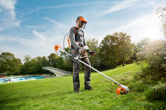 Аккумуляторная Мотокоса (триммер) Stihl FSA 90, GSB 260-2
