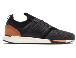 New Balance 247 Черные с коричневым (41-44) Арт. 010М