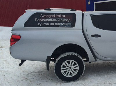 Кунг N-design серебристый A66 на удлиненный Мицубиши Л200 2014-2015 в Перми и Екб от AvengerUral.ru