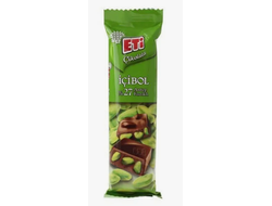ETI ШОКОЛАД С ЦЕЛЬНОЙ ФИСТАШКОЙ МОЛОЧНЫЙ, 30 ГР.