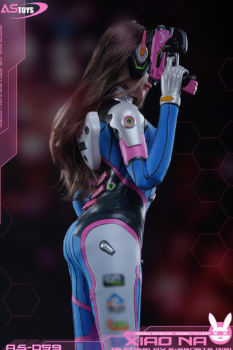 D.Va (Дива, "Overwatch") - Коллекционная ФИГУРКА 1/6 scale Cosplay Video game girl Хiaona (AS059) - ASTOYS
