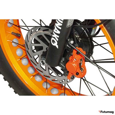 Электровелосипед Minako f10 Dual полноприводный Оранжевый