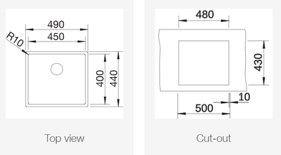 Мойка Blanco Claron 450-IF