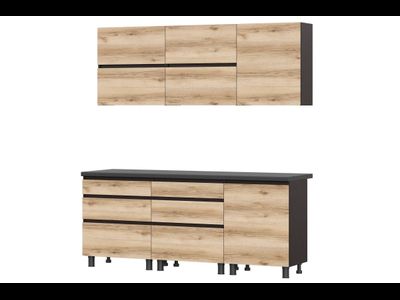 Кухня Берген (2,0) дуб делано/венге