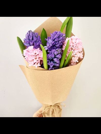 Букет из гиацинтов