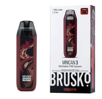 Pod Brusko Minican 3 Тёмно Красный Флюид