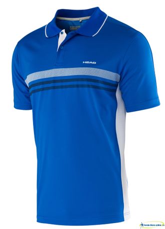 Теннисное поло Head Club B Shirt Technical blue