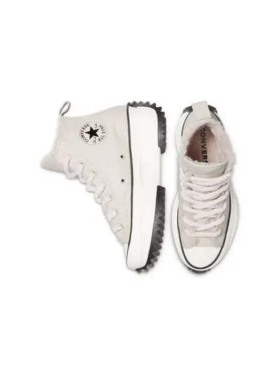 Кеды Converse Run Star Hike Cozy Club белые высокие зимние