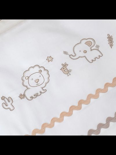 Комплект в кроватку Perina Toys Sateen Collection 6 предметов песочный