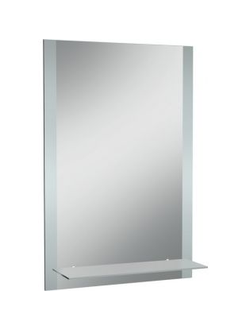 Зеркало Классика 01  500*800 с полкой мат. Домино