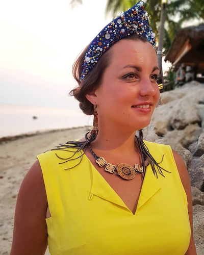 Кокошник "Млечный путь"