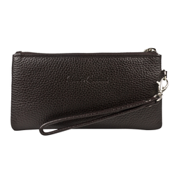 Кожаный кошелек / клатч Rumo brown (арт. 7415-04)