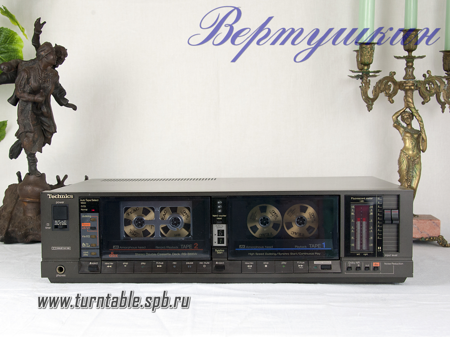 Technics RS-B66Wジャンク Technics RS-B66W фотографии кассетной деки