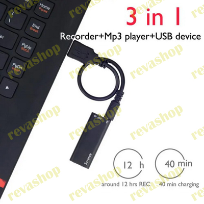 Цифровой диктофон, мини диктофон, USB, 8 ГБ, MP3 плеер, аудиорекордер, звукозапись, запись голоса, п