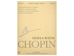Chopin, Frédéric. National Edition vol.12 A 12 - Various works for piano