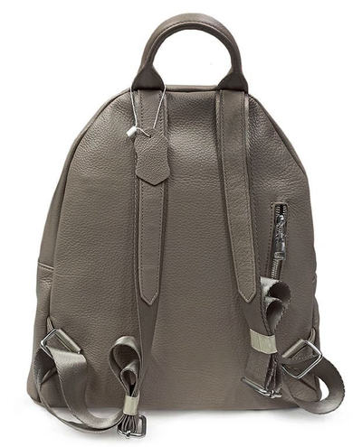 (АРТИКУЛ: 9961/92) ЖЕНСКИЙ РЮКЗАК, БОЛЬШОЙ, НАТУРАЛЬНАЯ КОЖА, ТЕМНО-БЕЖЕВЫЙ, СПЕРЕДИ КАРМАН