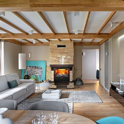 Электрокамин Rockland с очагом 3D FireStar 25.5