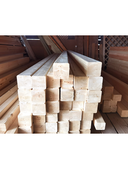 «Брус строганый клееный 90×90×3000 мм — ровный гладкий пиломатериал с точной геометрией.