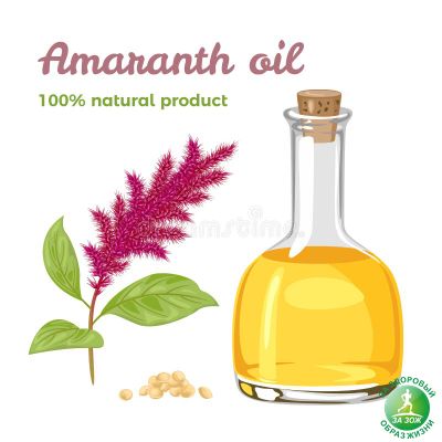 Масло амарантовое сыродавленное, 250мл.