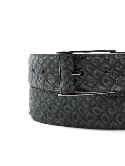 Ремень мужской 38 мм PY-c-0005 из змеиной кожи 2