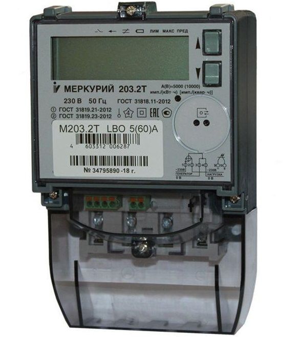 Счетчик МЕРКУРИЙ 203.2TD